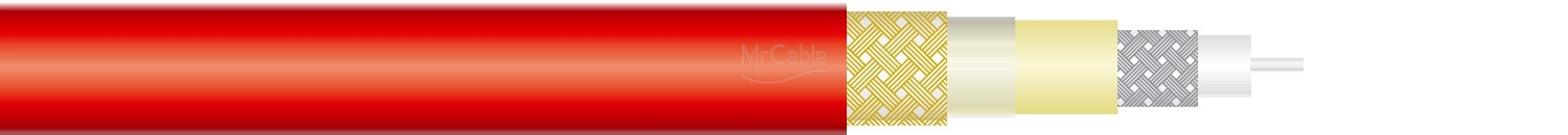 Фото MrCable BERMUDDA F08 PVC RED