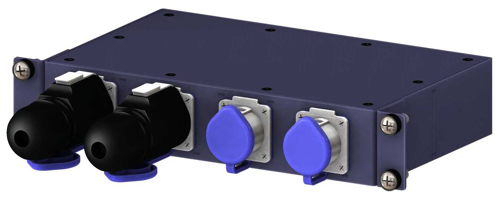Оптический кросс IP67, 10", 1U Bosc 101-FOB-4DLC-IP67