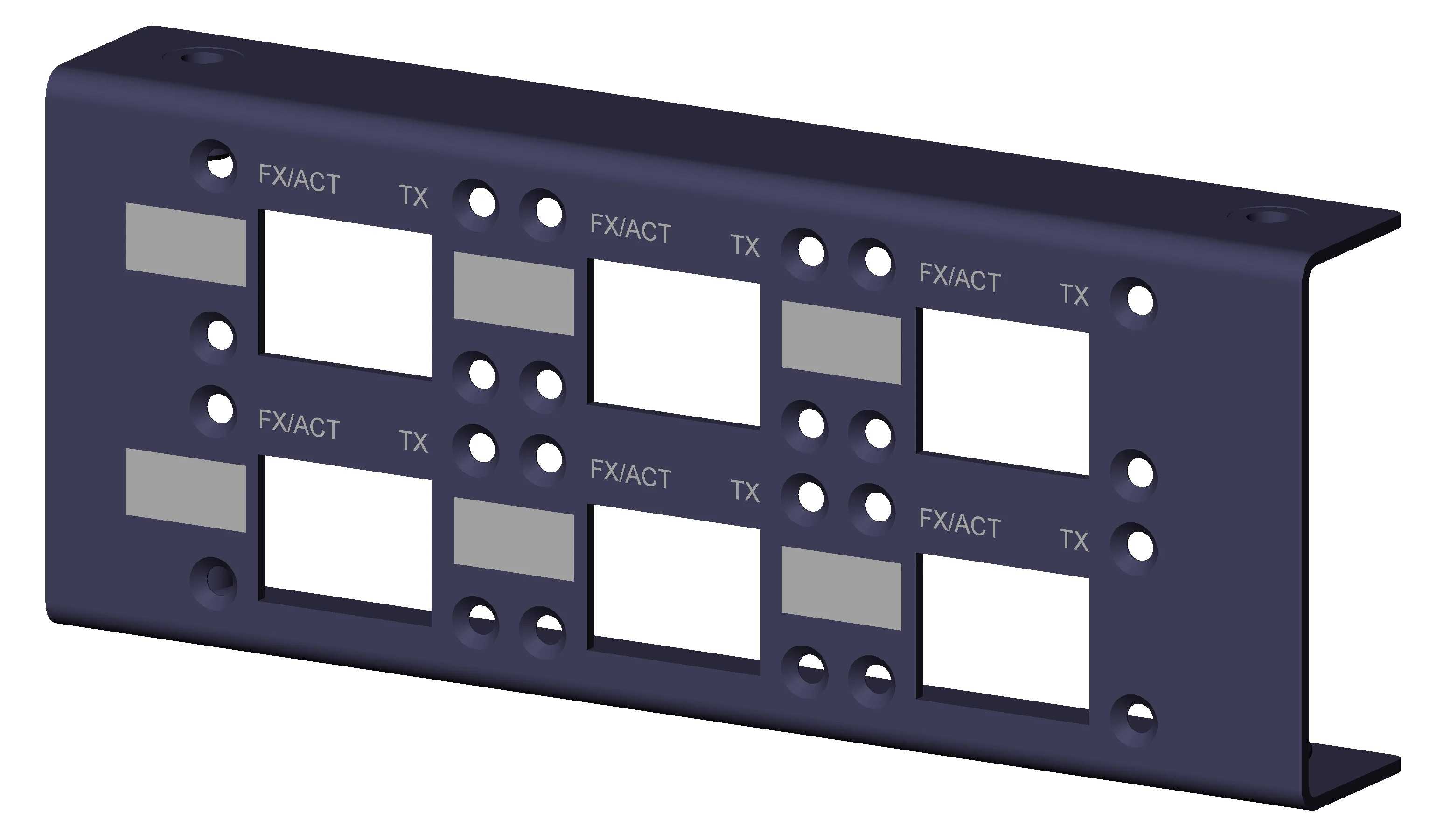 Модульная панель 6х Gigabit Ethernet Bosc 41-6E