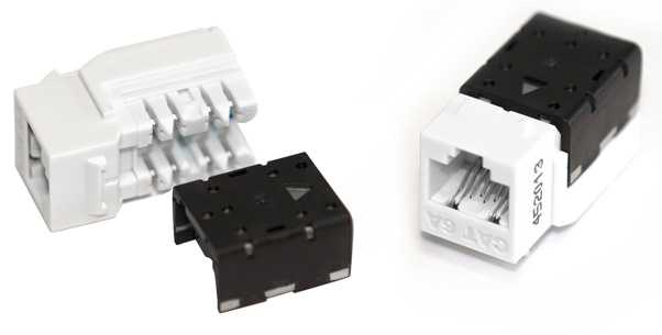 Фото Hyperline KJNE-8P8C-C6A-90-WH