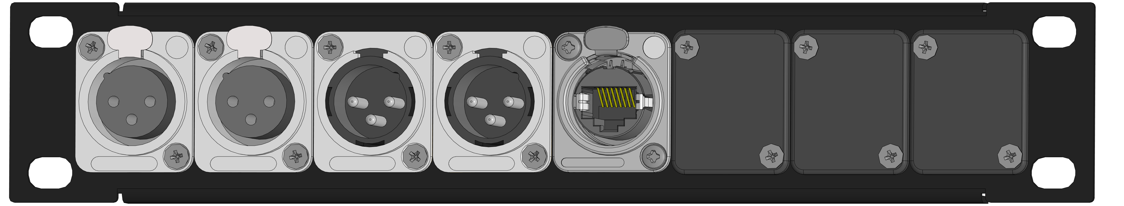 Фото MrCable TPС1/2U08-2X3F/2X3M/1RJ45-XN