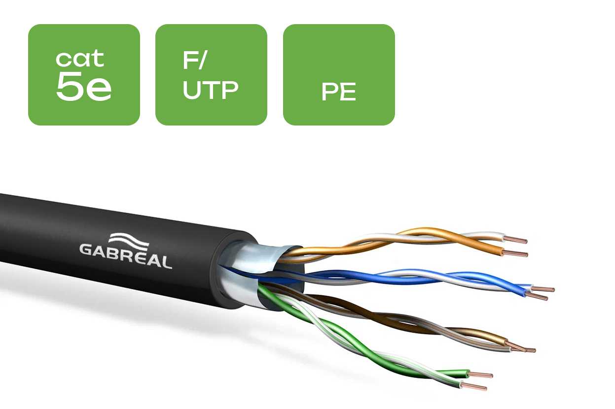 Фото GABREAL CAT5e F/UTP 24 AWG PE