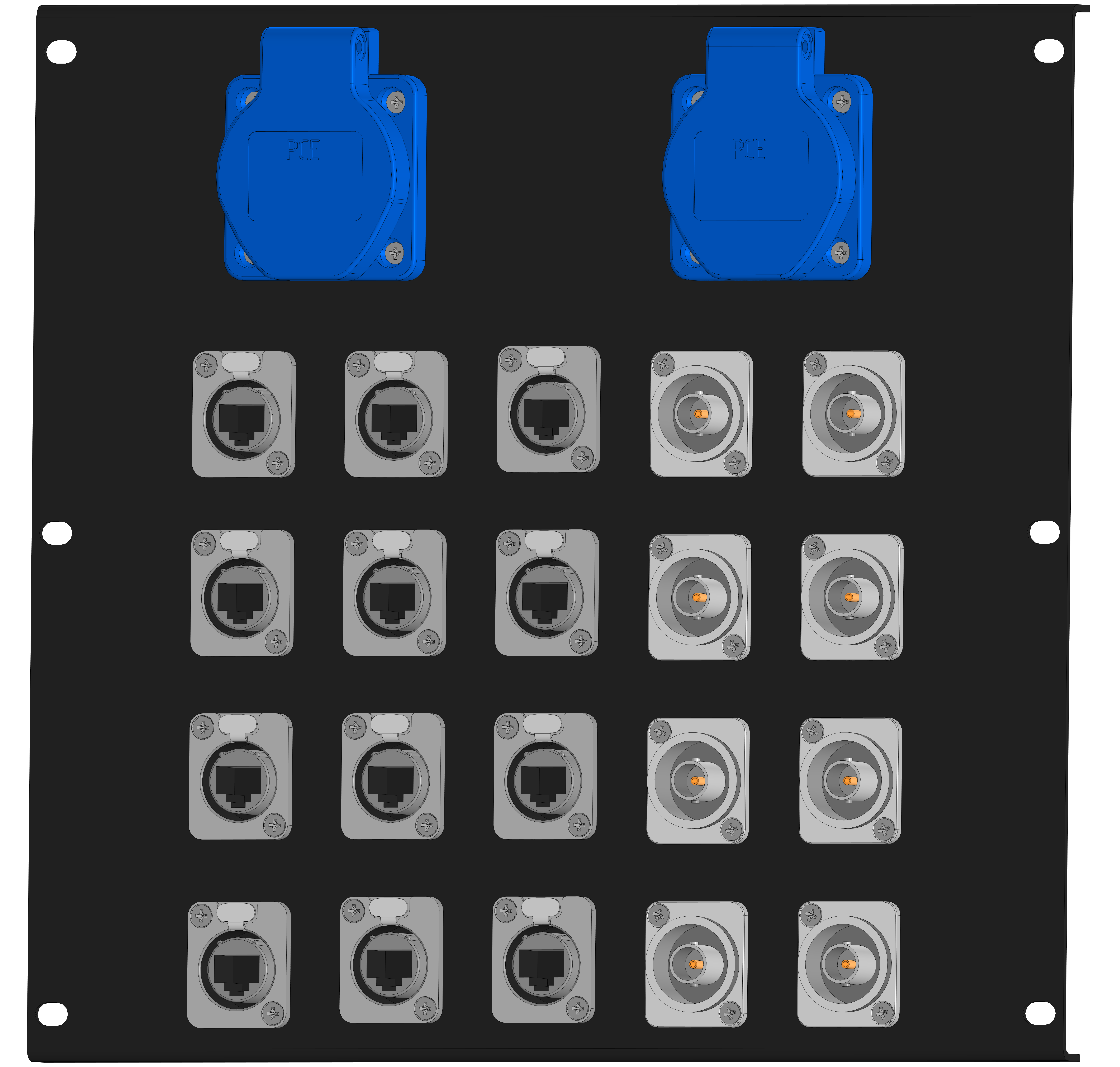 Фото MRC MPF5-2S/8BNC/12RJ45P6-PN