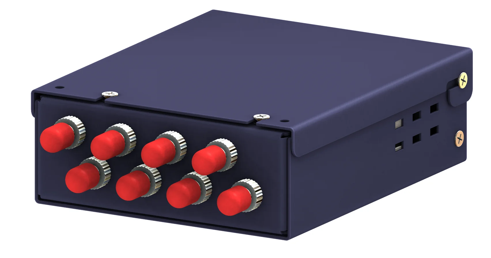 Оптический кросс 4" на 8 ST и 1 QUAD LC порт Bosc 41-FOB-8ST1QLC