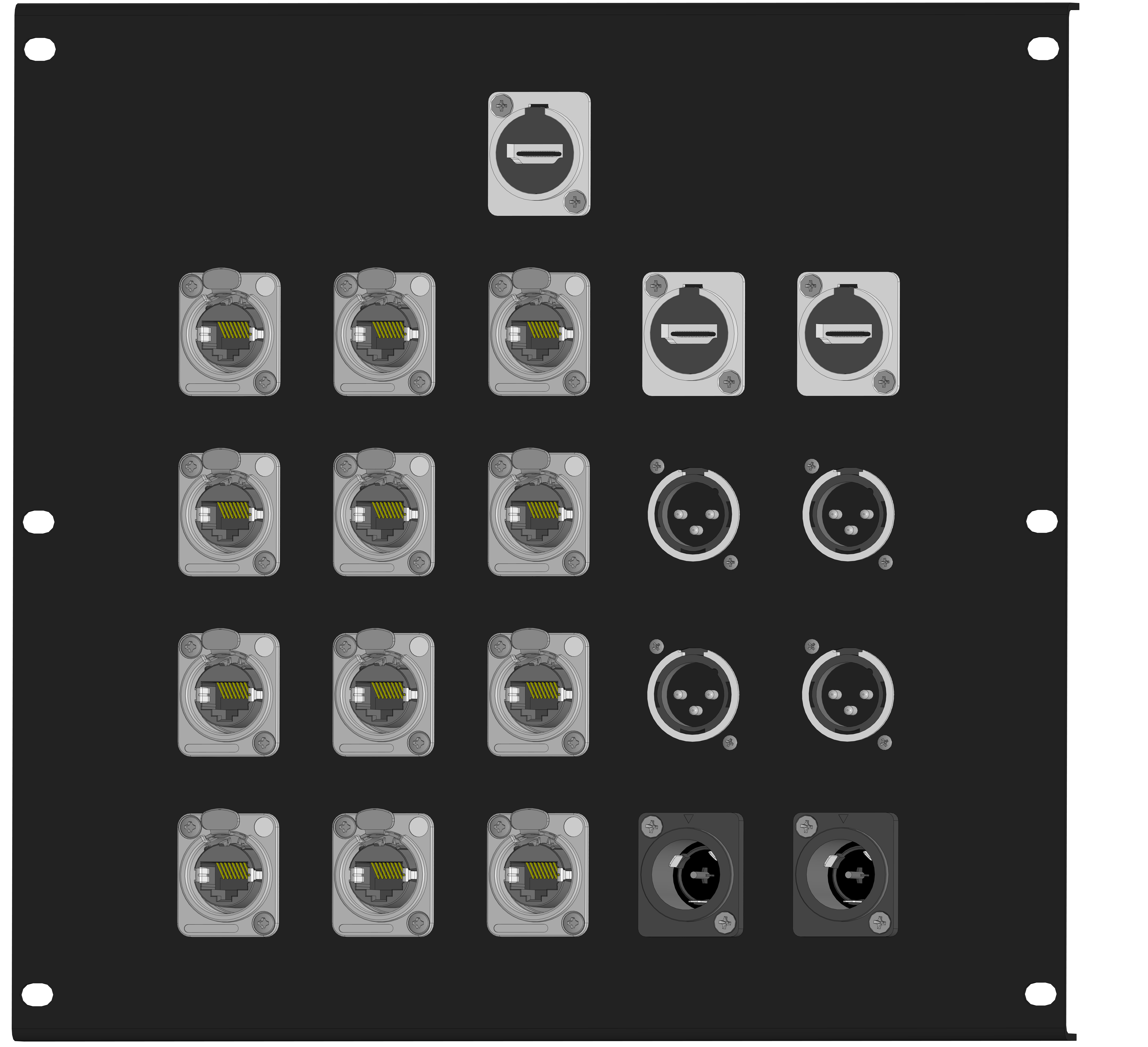 Фото MRC MPF5-12RJ45/3HDMI/4XMF/2PWTM-XN