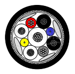 Фото кабель DRAKA SMPTE 311M-HD-HYBRID-CAMERACABLE PUR/rubber