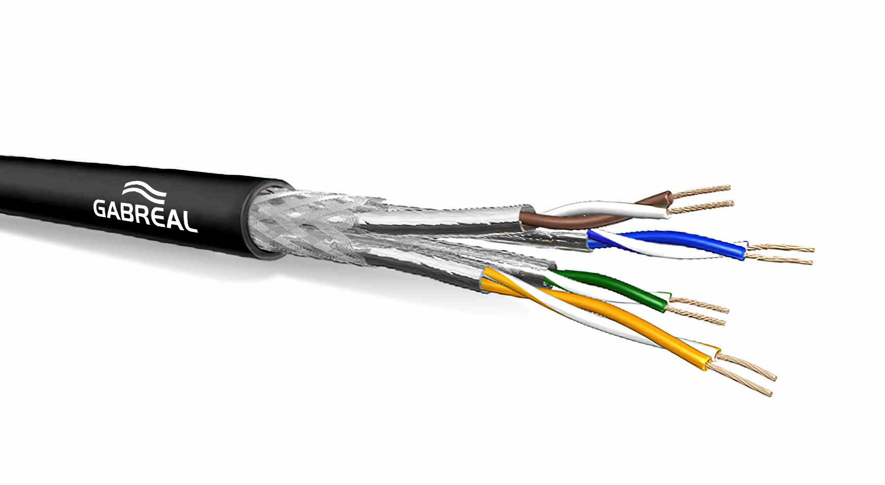 GABREAL CAT 6A FLEX S/FTP STAGELAN BLC PUR