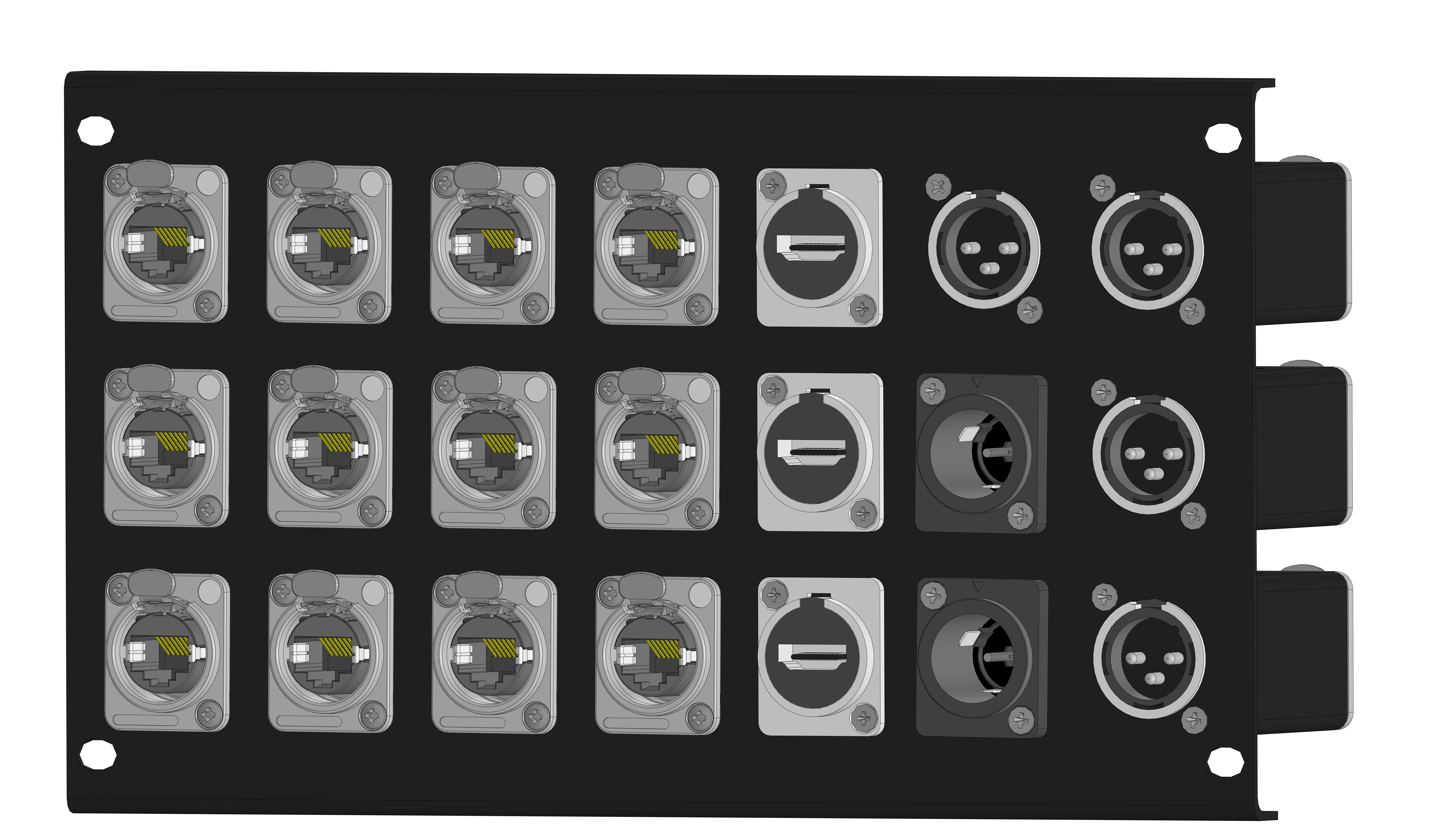 Фото MRC MPF3-12RJ45/3HDMI/4XMF/2PWTM-XN