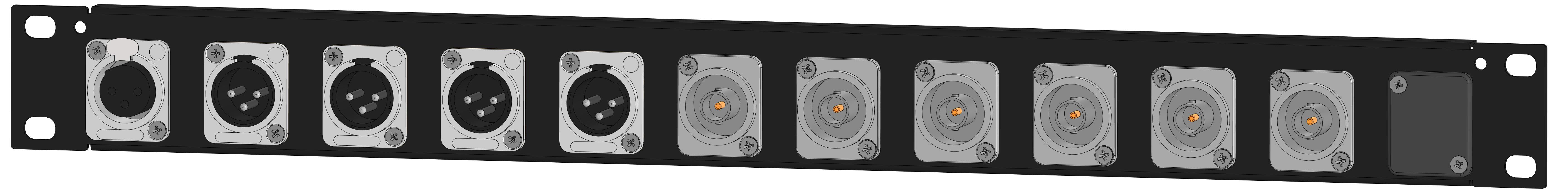 Фото MrCable TPС1U11-1X3F/4X3M/6BNC-XN