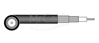 Фото DRAKA DR RG213 M17 50 2.25S/7.25 PVC BK