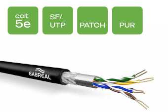 Фото GABREAL CAT 5 FLEX SF/UTP STAGELAN BLC PUR