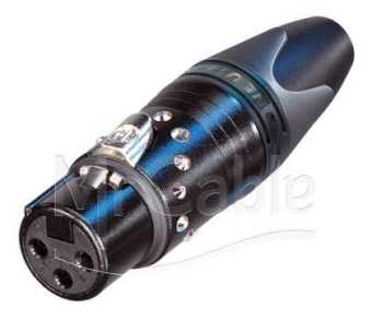 Фото Neutrik NC3FXX-B-CRYSTAL