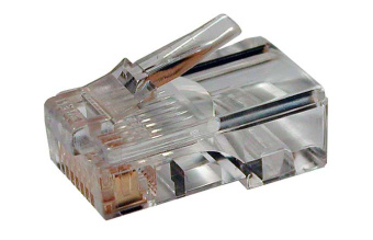 Разъём   Hyperline PLUG-8P8C-U-C5 продажа оптом со склада в Москве. Дистрибьютор Neutrik, Belden, Draka, MrCable, Rean, Canare.