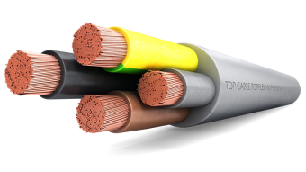 Фото Top Cable TOPFLEX VV-F H05VV-F 3G1 BK