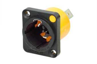 Фото Разъемы PowerCON NEUTRIK NAC3MPX-WOT