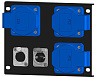 Панель-для лючка MRC MPF1-3S/1XF/1RJ45-PN
