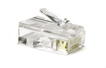 Разъём   Hyperline PLUG-8P8C-U-C6 продажа оптом со склада в Москве. Дистрибьютор Neutrik, Belden, Draka, MrCable, Rean, Canare.