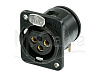 Разъем XLR NEUTRIK NC3FDM3-H-B Фото NEUTRIK NC3FDM3-H-B