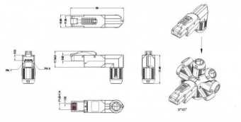 Фото Hyperline PLUD-A-8P8C-S-C6A-SH