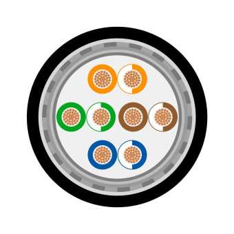 Фото SOMMER CABLE SC-Mercator CAT.5 PUR BLK