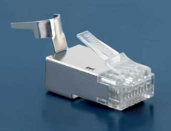 Фото Hyperline PLUG-8P8C-UV-C6-TW-SH